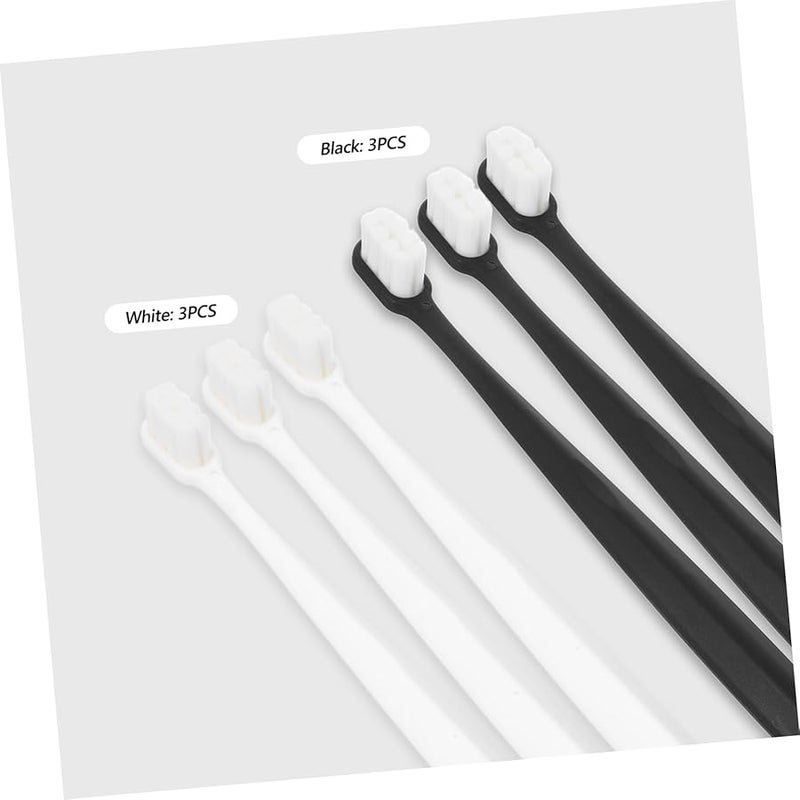 5 Pack Portable Soft Bristle Toothbrush Gentle Cleaning for Adults Travel Friendly - Image 2